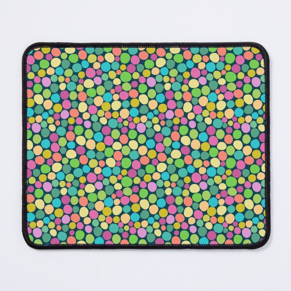 Item preview, Colored dots, Multicolor on dark green background designed and sold by Alex  Blud.