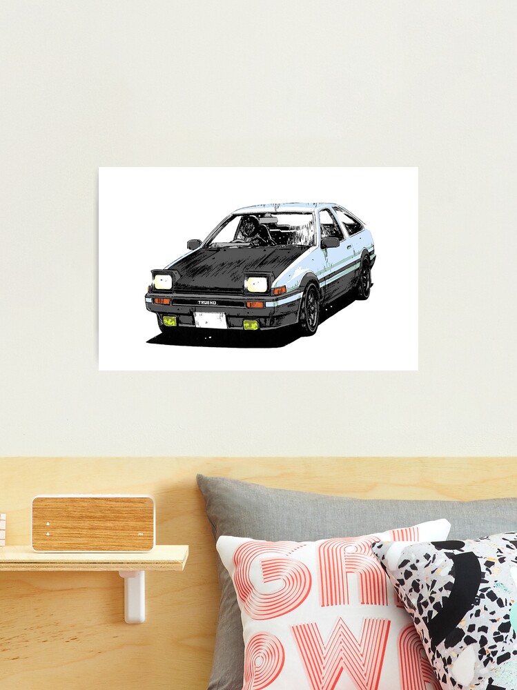 Fujiwara Tofu Shop (AE86 Initial-D Graphic) Sticker – Grafixpressions