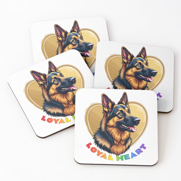 Item preview, German Shepherd's Loyal Heart designed and sold by HarmonyCreation.