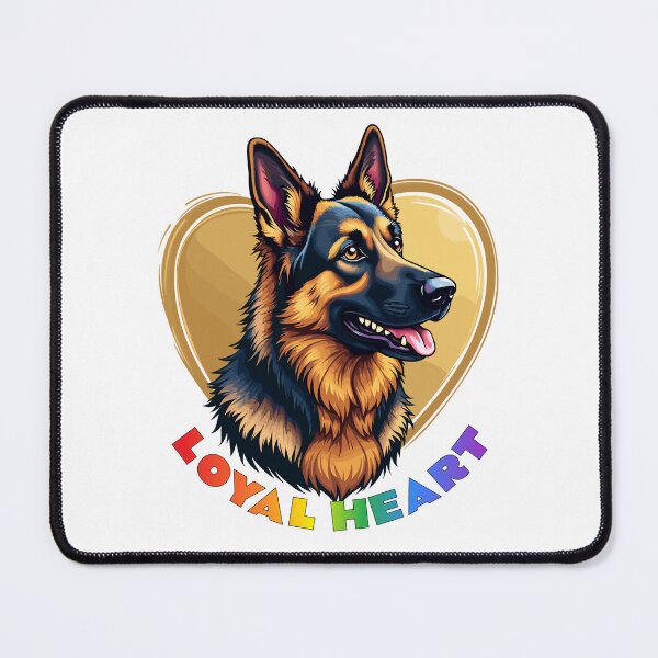 Item preview, German Shepherd's Loyal Heart designed and sold by HarmonyCreation.