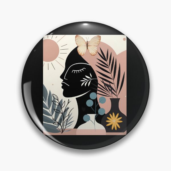 Item preview, Boho Aesthetic Boho Plant Geometric  designed and sold by MarcelooArt.
