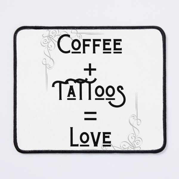 Item preview, Coffee lover, tattoo lover, Love designed and sold by MerchMagia.