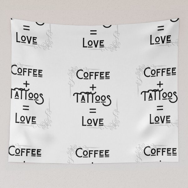 Item preview, Coffee lover, tattoo lover, Love designed and sold by MerchMagia.
