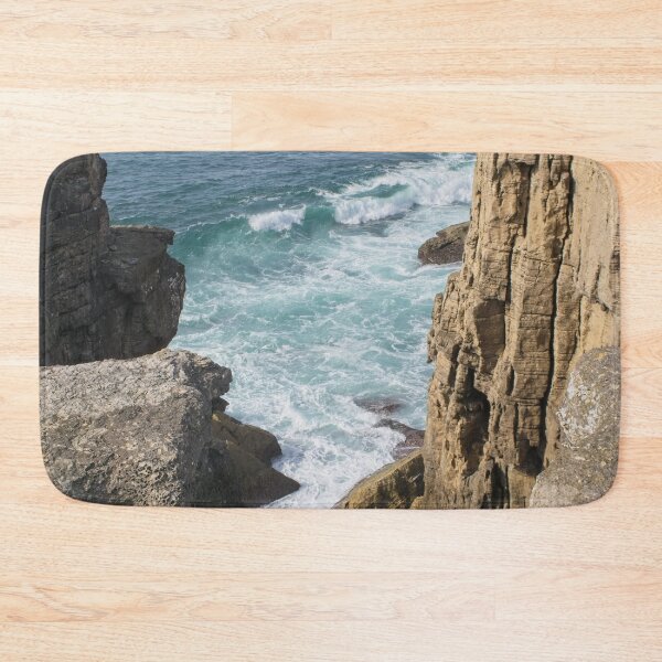Item preview, Wonderful landscapes in Portugal. Scenic coastline in Peniche. View from the cliff. Wavy sea. Rocky skerries.  (vertical) designed and sold by Maurizio Fabbroni.
