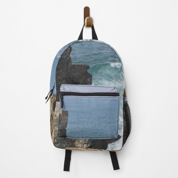 Item preview, Wonderful landscapes in Portugal. Scenic coastline in Peniche. View from the cliff. Wavy sea. Rocky skerries.  (vertical) designed and sold by Maurizio Fabbroni.