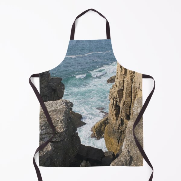 Item preview, Wonderful landscapes in Portugal. Scenic coastline in Peniche. View from the cliff. Wavy sea. Rocky skerries. (vertical) designed and sold by Maurizio Fabbroni.