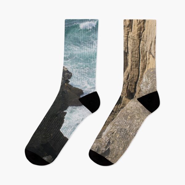 Item preview, Wonderful landscapes in Portugal. Scenic coastline in Peniche. View from the cliff. Wavy sea. Rocky skerries.  (vertical) designed and sold by Maurizio Fabbroni.