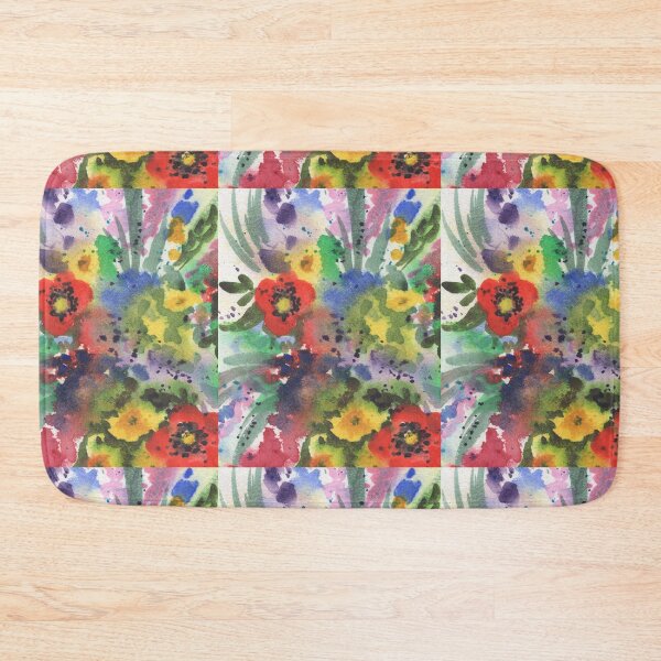 Item preview, Abstract Flowers Bright Vivid Watercolor V designed and sold by Irina Sztukowski.