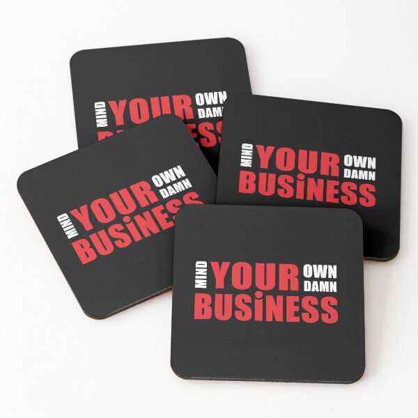 Item preview, Mind your own damn business designed and sold by ArystDesign.