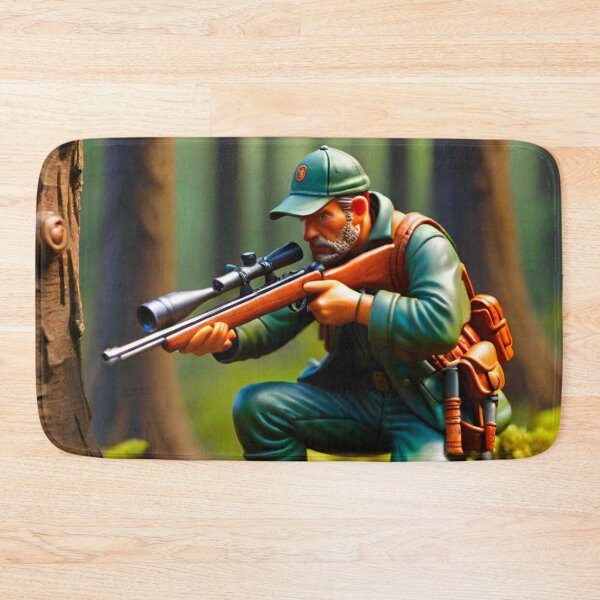 Item preview, Hunter Kneeling in Forest: Aiming Down Sights designed and sold by GrizzlyCollective.