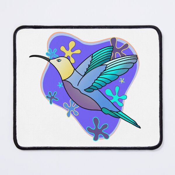 Item preview, Squiggle Hummingbird designed and sold by Leah Haas.