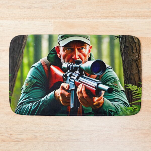 Item preview, Hunter Hiding in the Bush designed and sold by GrizzlyCollective.
