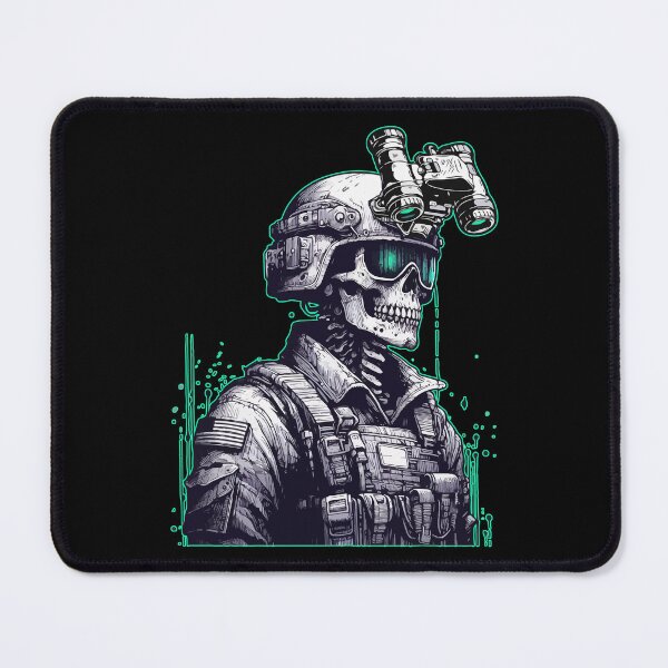 Item preview, Skeleton Skull Soldier Night Vision designed and sold by TomFrontierArt.
