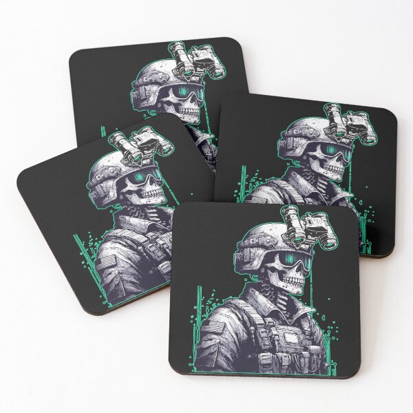 Item preview, Skeleton Skull Soldier Night Vision designed and sold by TomFrontierArt.