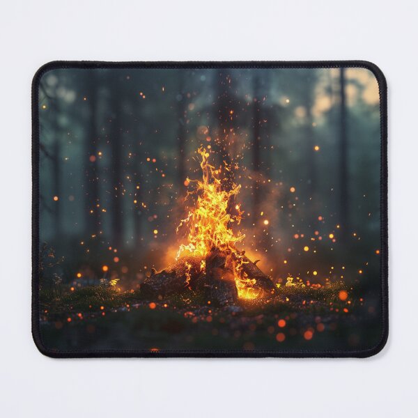 Item preview, Bonfire in the Woods Bokeh designed and sold by KootenayDesigns.
