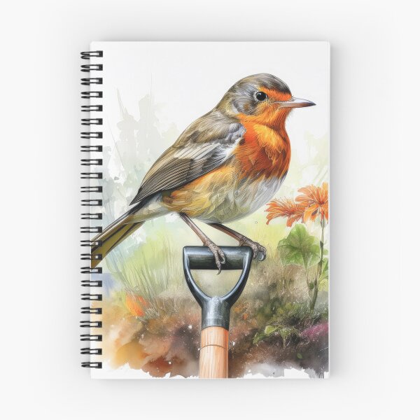 Item preview, Red Robin on a  Garden Spade designed and sold by kathleenjean.