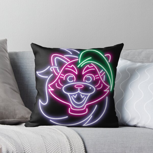 Item preview, Roxanne Wolf Neon Lights Mascot Icon designed and sold by missmelodyferal.
