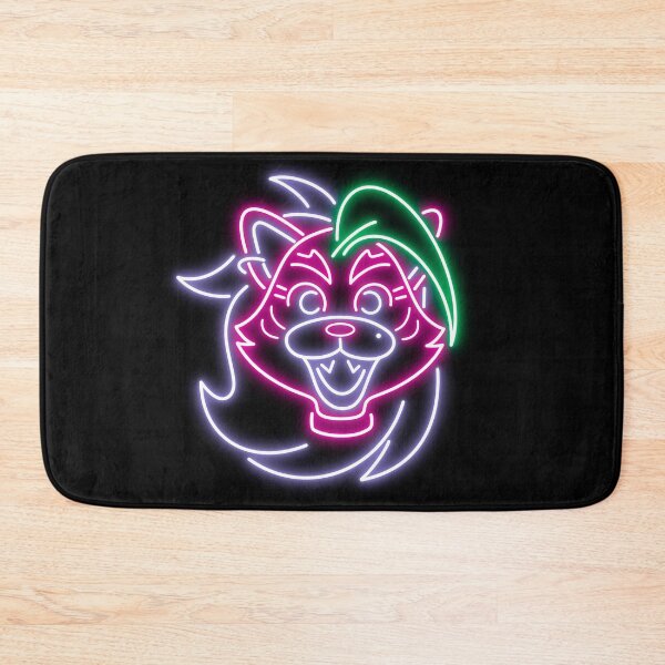 Item preview, Roxanne Wolf Neon Lights Mascot Icon designed and sold by missmelodyferal.