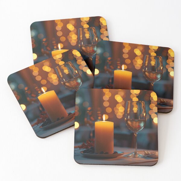 Item preview, Candlelit Dinner Bokeh designed and sold by KootenayDesigns.