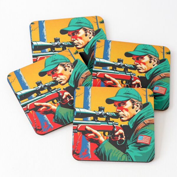 Item preview, American Hunter in the Woods designed and sold by GrizzlyCollective.