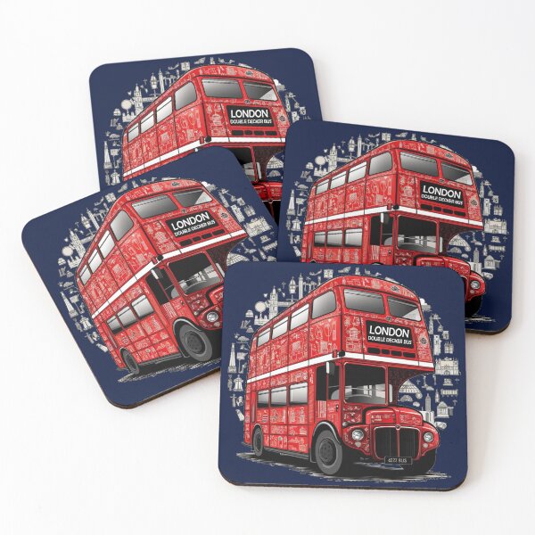 Item preview, LONDON BUS- DOUBLE DECKER BUS designed and sold by Globalcitytees.
