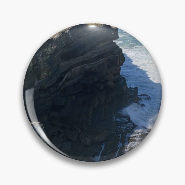Item preview, Wonderful landscapes in Portugal. Scenic coastline in Eirceira. View from the cliff. Wavy sea. Rocky skerries. Fishermen. (vertical) designed and sold by Maurizio Fabbroni.