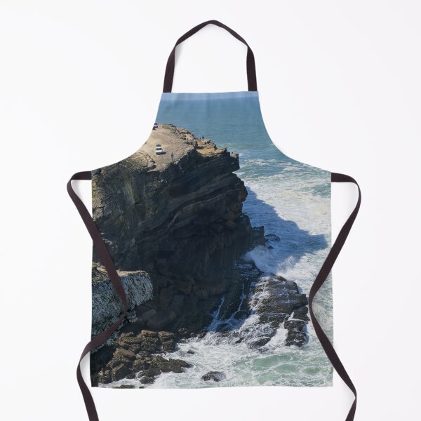 Item preview, Wonderful landscapes in Portugal. Scenic coastline in Eirceira. View from the cliff. Wavy sea. Rocky skerries. Fishermen. (vertical) designed and sold by Maurizio Fabbroni.