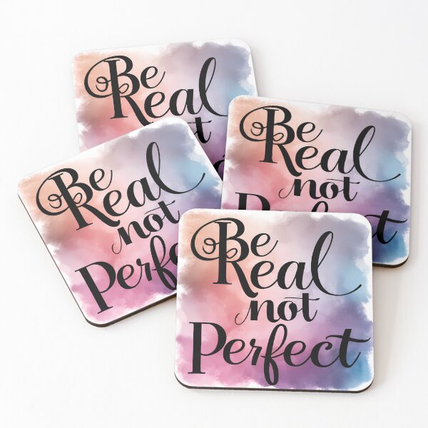 Item preview, Be Real Not Perfect  designed and sold by OzzFrequency.