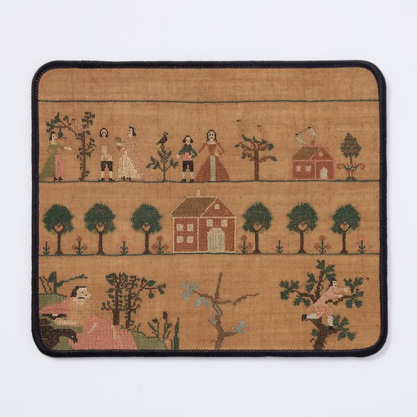 Item preview, American Embroidered Biblical Sampler 1802 designed and sold by AnimaliaStar.
