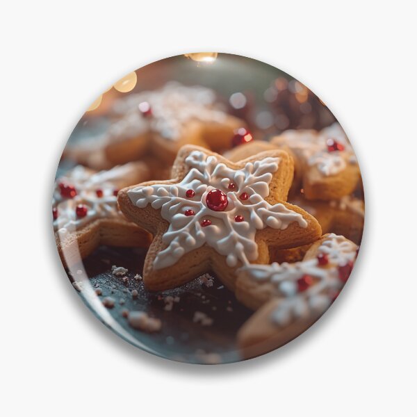 Item preview, Christmas Cookies on a Table Bokeh designed and sold by KootenayDesigns.