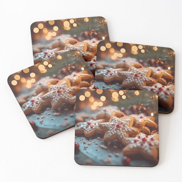 Item preview, Christmas Cookies on a Table Bokeh designed and sold by KootenayDesigns.