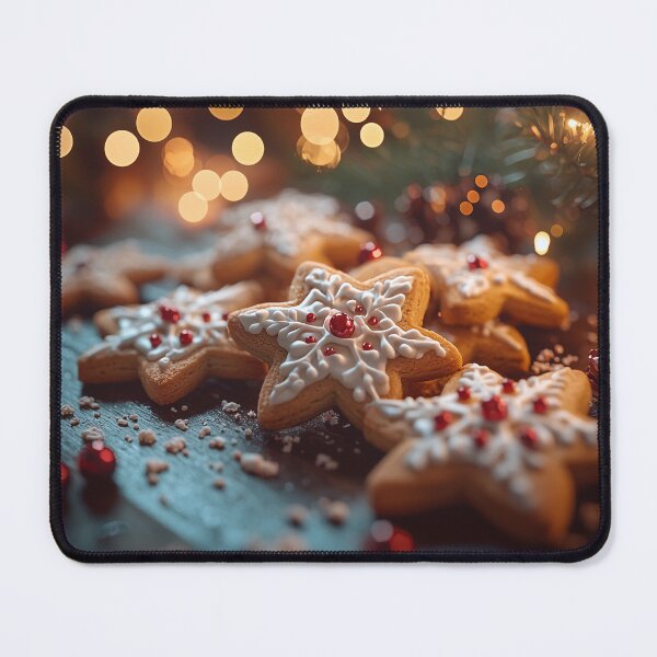 Item preview, Christmas Cookies on a Table Bokeh designed and sold by KootenayDesigns.