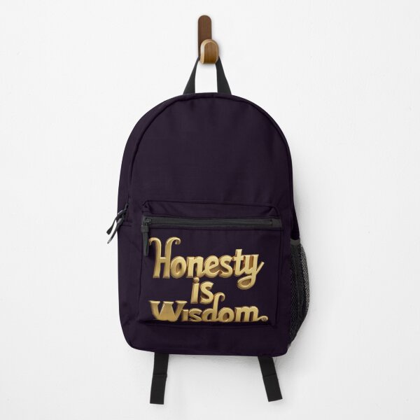Item preview, Honesty is Wisdom" Gold Text Design on Clothing, Accessories & Home Decor designed and sold by TrendyCanvasC.