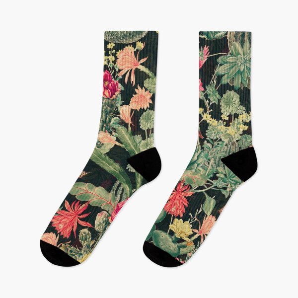 Item preview, Black Vintage Colorful Cactus designed and sold by InovArtS.