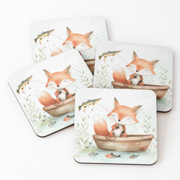 Item preview, Suri the Adorable Fox Catches a Magical 3-Wish Goldpike designed and sold by AlexeyevZurga.