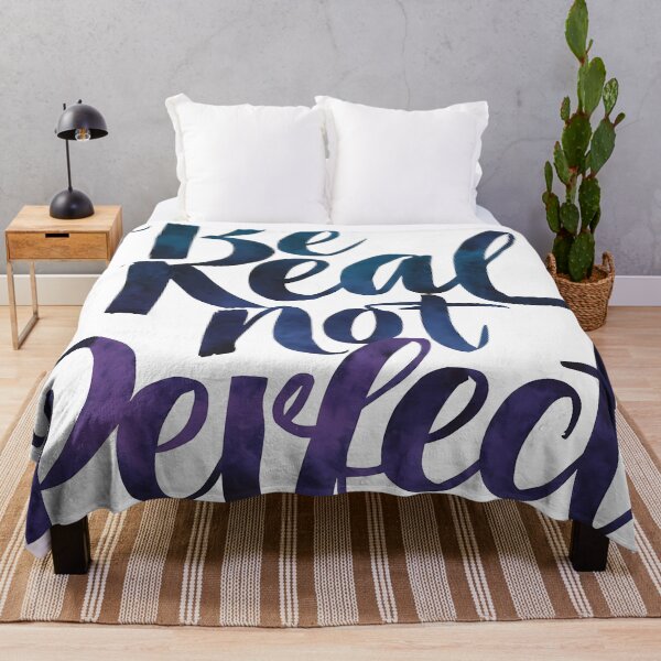 Item preview, Be Real Not Perfect  designed and sold by OzzFrequency.