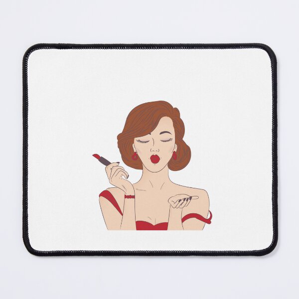Item preview, Brunette Beauty Sending Love designed and sold by Monedesign.