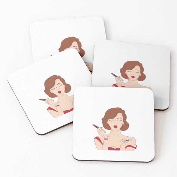 Item preview, Brunette Beauty Sending Love designed and sold by Monedesign.