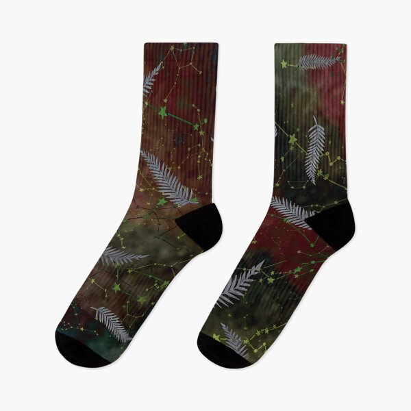 Item preview, Printed Ferns on Smokey Earth Sky designed and sold by emmajwhite11.