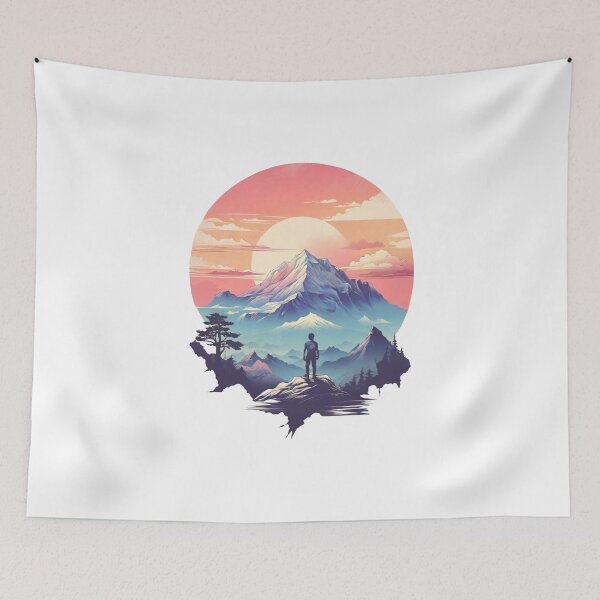 Item preview, Mountain Dreamscape: Journey to the Summit designed and sold by tarmiziwartani.