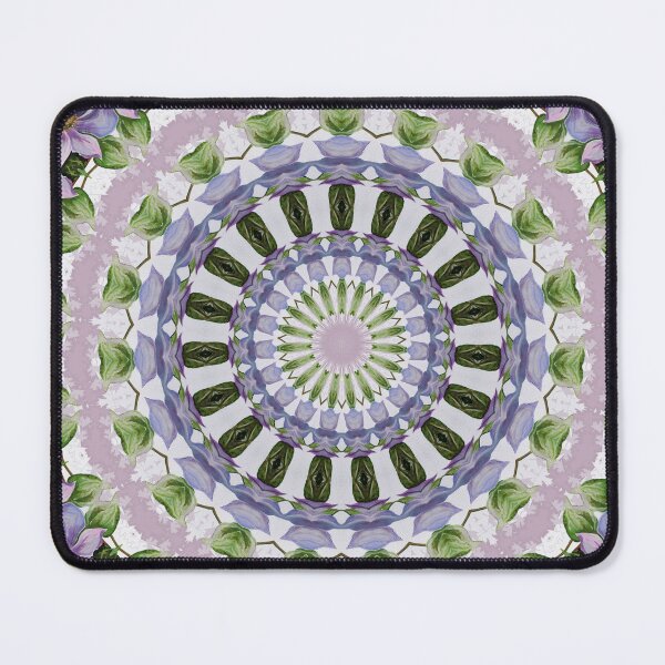 Item preview, Floral Mandala Pattern Clematis Garden designed and sold by taiche.