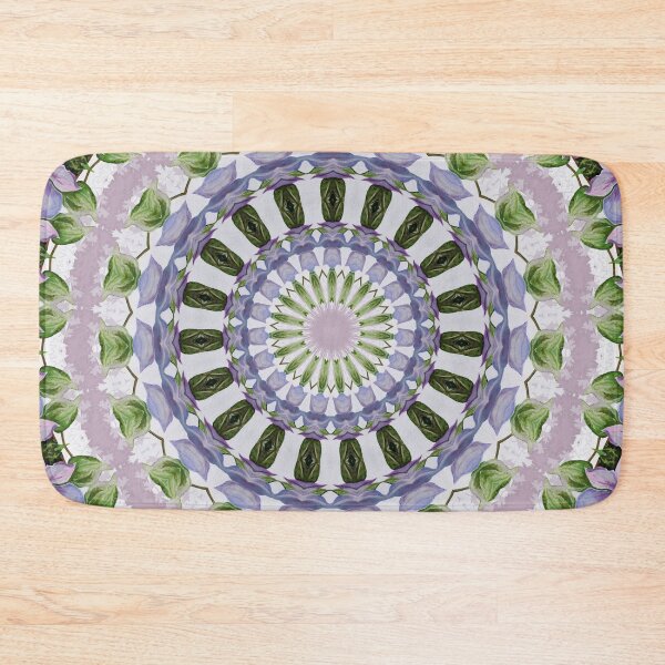 Item preview, Floral Mandala Pattern Clematis Garden designed and sold by taiche.