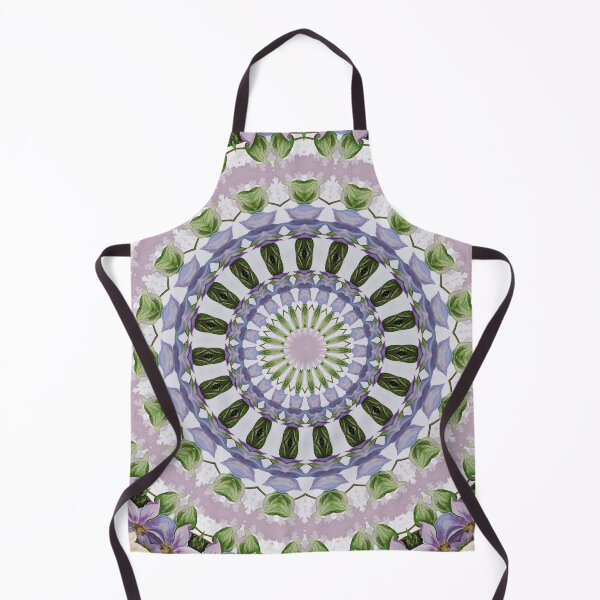 Item preview, Floral Mandala Pattern Clematis Garden designed and sold by taiche.