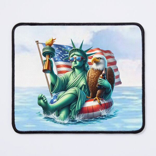 Item preview, Patriotic USA Phone Case - Statue of Liberty & Eagle designed and sold by Isabelle-Lan.
