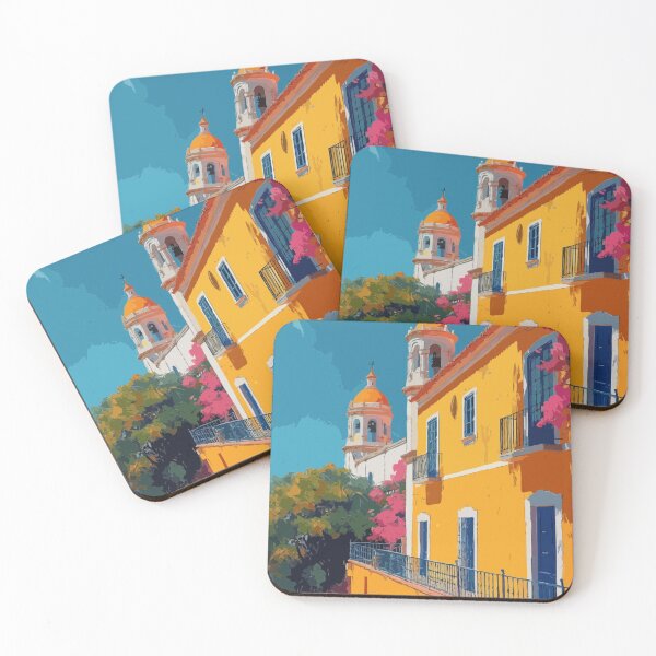 Item preview, Spanish Villa Art Print, Mediterranean Wall Decor, Traditional Spanish House Poster, Mediterranean Architecture Artwork designed and sold by vinciellastudio.