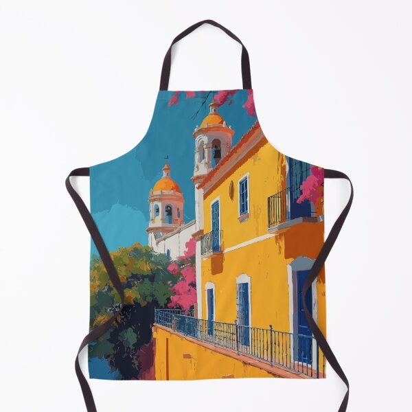Item preview, Spanish Villa Art Print, Mediterranean Wall Decor, Traditional Spanish House Poster, Mediterranean Architecture Artwork designed and sold by vinciellastudio.