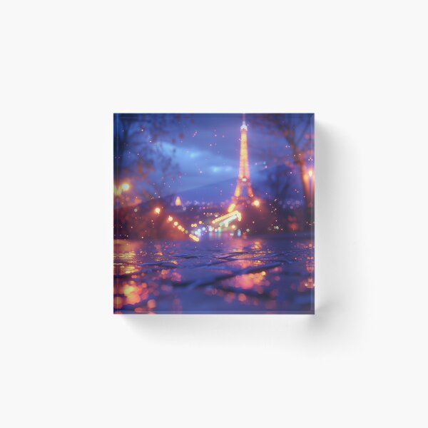 Item preview, Eiffel Tower at Night Bokeh designed and sold by KootenayDesigns.