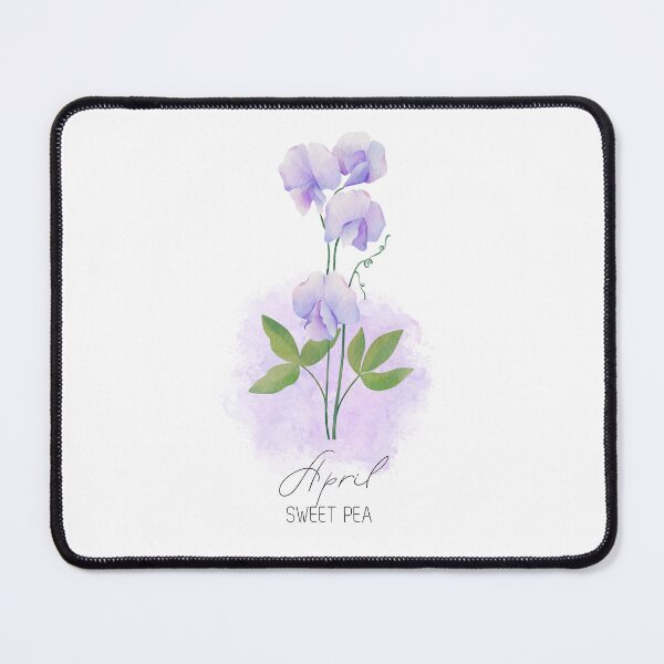 Item preview, April Birth flower, Sweet Pea, April birthday, happy birthday flowers, born in April designed and sold by lagunaklein.