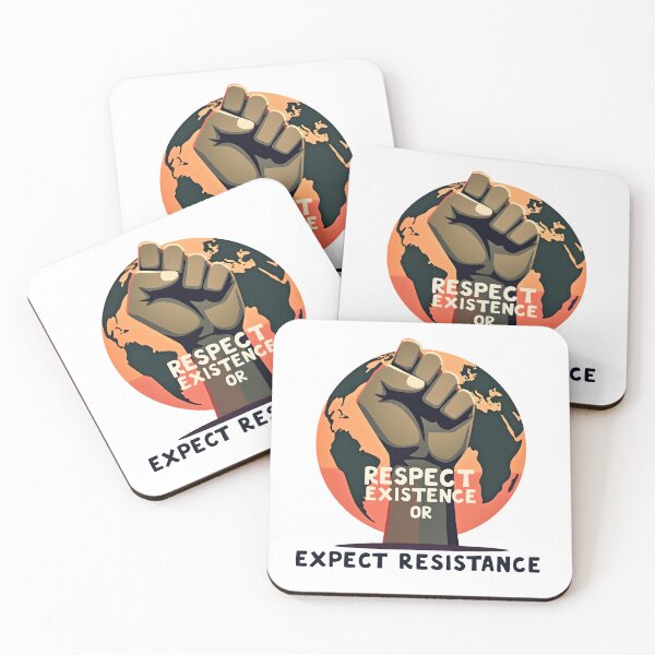Item preview, Respect Existence or Expect Resistance designed and sold by pixelated_echoes.