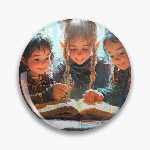 Artikelvorschau, Eine Gruppe von Freunden spielt aufgeregt ein Fantasy-Brettspiel. entworfen und verkauft von MystiS.